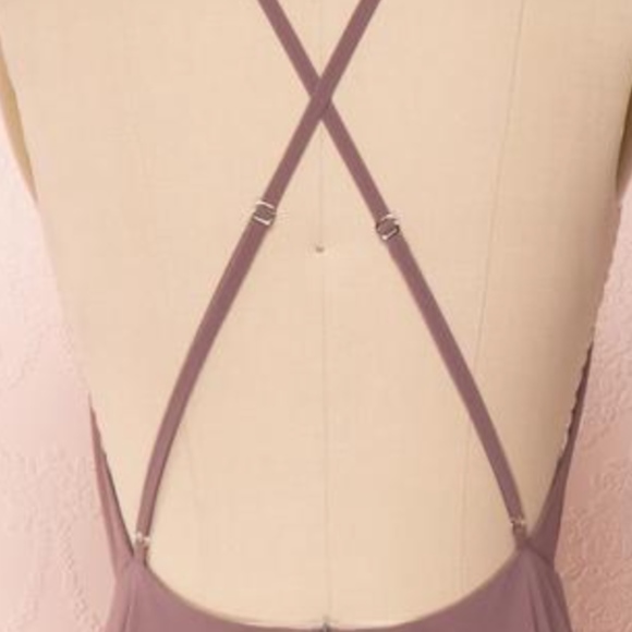 Purple Floor length dress - Picture 3 of 3